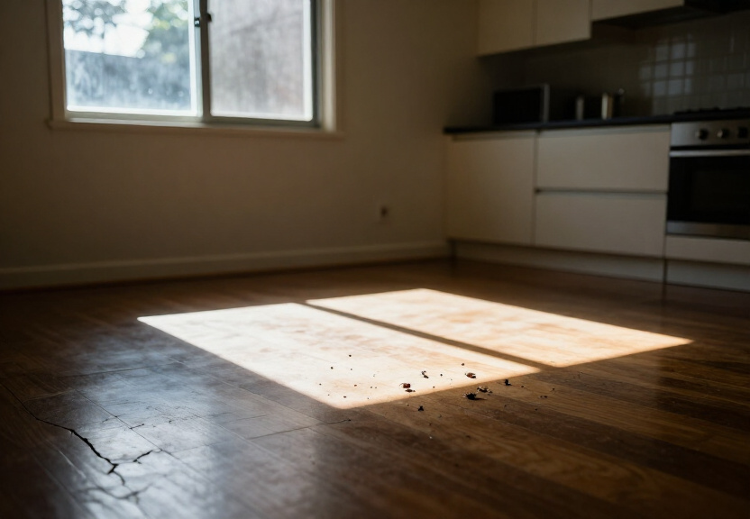 Termite damage in a Hornsby home before treatment